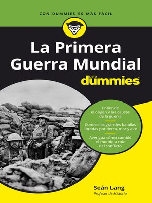 cover image of La Primera Guerra Mundial para Dummies